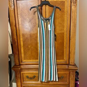 New York & Company Multicolor Knit Dress. Size XL